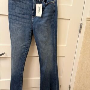 Frame Denim Blue Flare Jeans